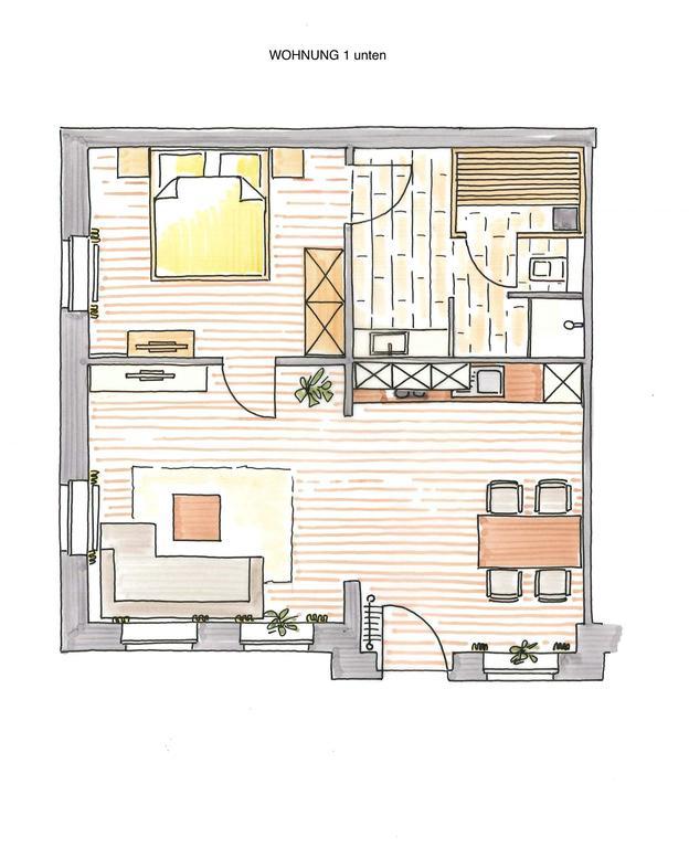 Altstadt Wohnung 1 "Luetje Hoern" 보르쿰 외부 사진